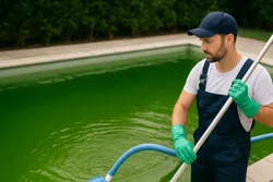 affordable green pool cleaning Gardenvale