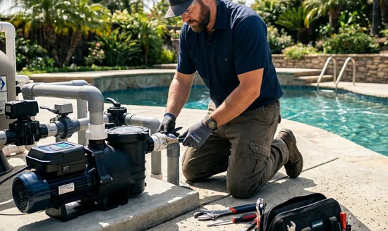 Energy Efficient Pool Pump Installation St Kilda